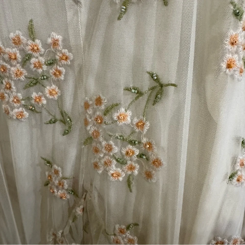 Free People Embroidered Holding On Convertible Maxi Dress - Picture 7 of 15